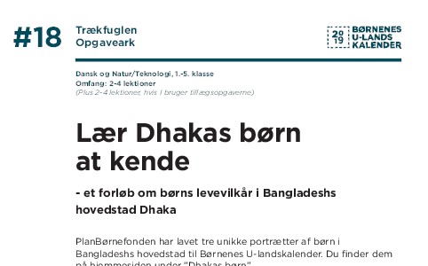 Lær Dhakas børn at kende